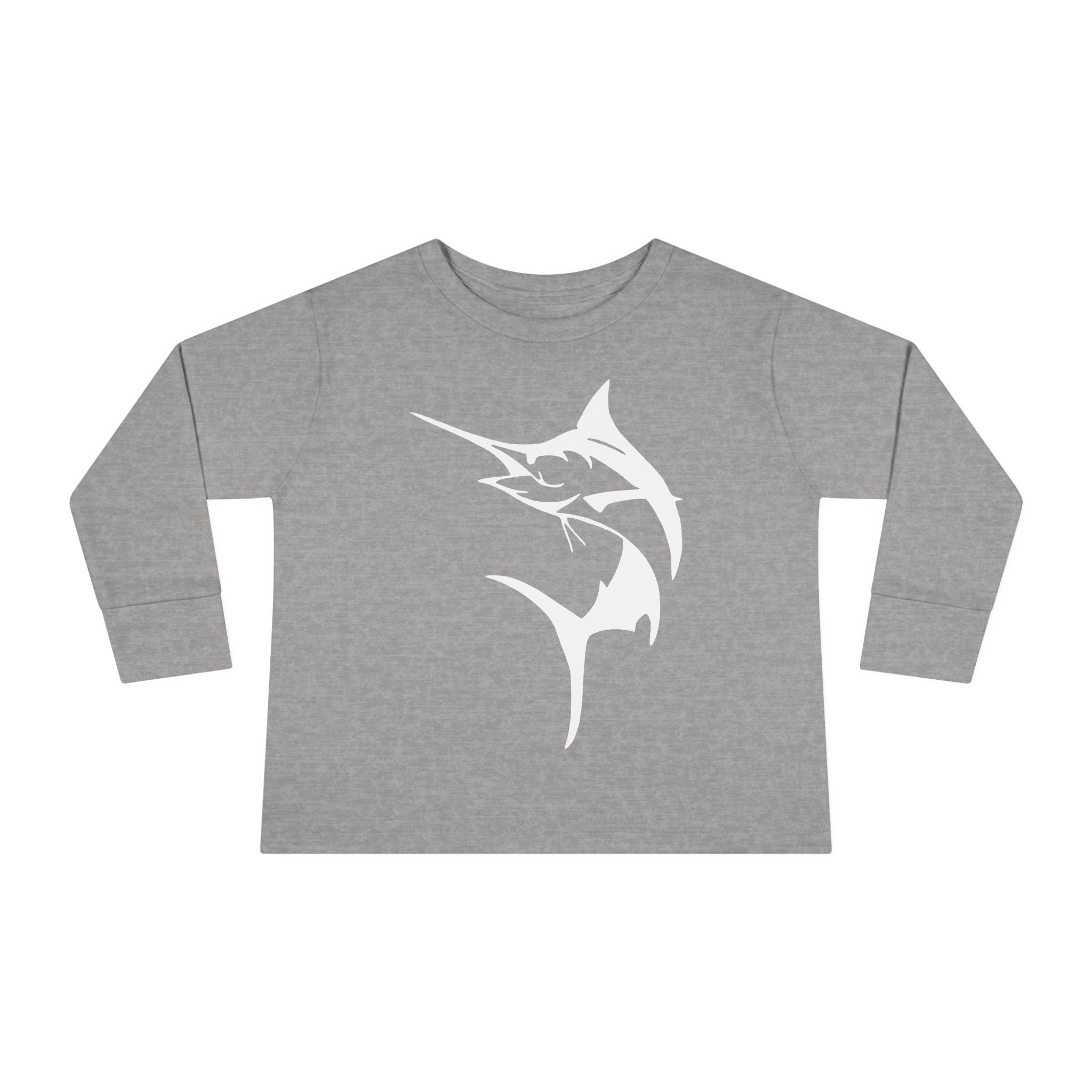 Get Tight Gear Marlin Kids' Fishing Long Sleeve Tee - 'Get Tight Gear' Aqua Enthusiast Top, Toddler Fish Shirt, Outdoor Playwear, Birthday Gift, Ocean [...] - Get Tight Gear