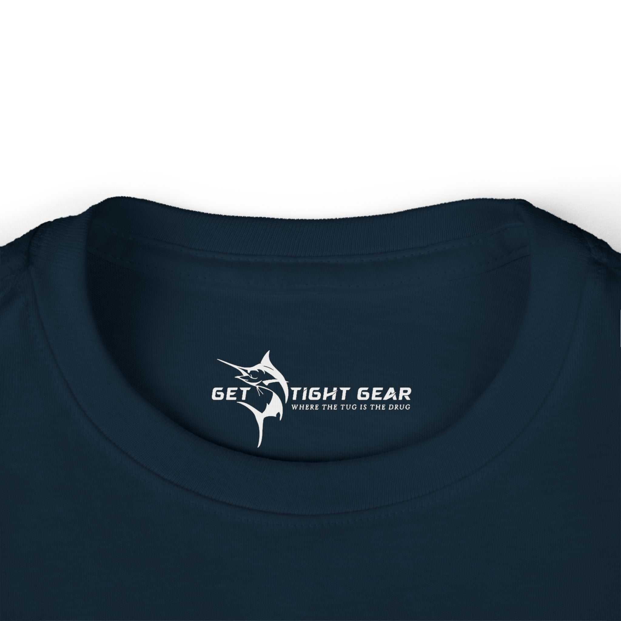 Get Tight Gear Marlin Kids' Fishing Long Sleeve Tee - 'Get Tight Gear' Aqua Enthusiast Top, Toddler Fish Shirt, Outdoor Playwear, Birthday Gift, Ocean [...] - Get Tight Gear