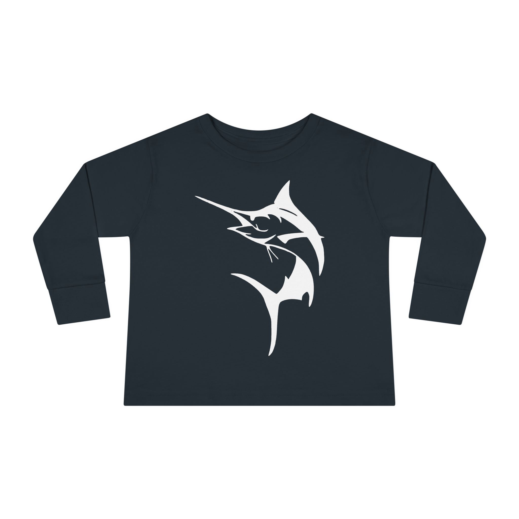 Get Tight Gear Marlin Kids' Fishing Long Sleeve Tee - 'Get Tight Gear' Aqua Enthusiast Top, Toddler Fish Shirt, Outdoor Playwear, Birthday Gift, Ocean [...] - Get Tight Gear