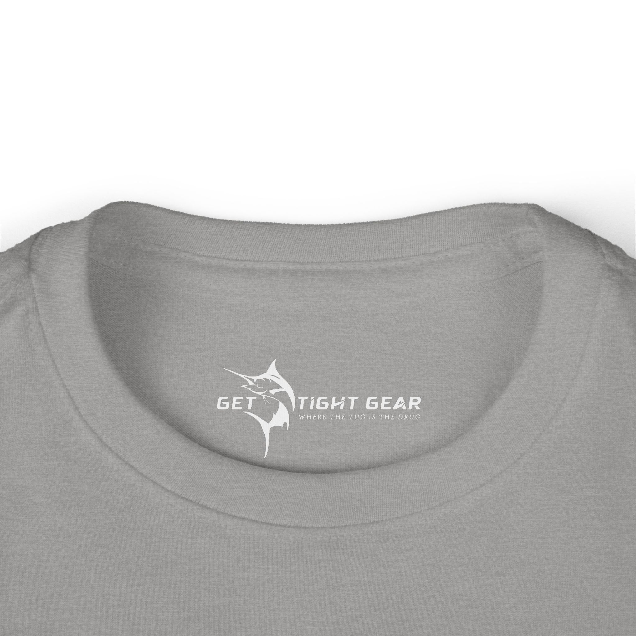 Get Tight Gear Marlin Kids' Fishing Long Sleeve Tee - 'Get Tight Gear' Aqua Enthusiast Top, Toddler Fish Shirt, Outdoor Playwear, Birthday Gift, Ocean [...] - Get Tight Gear