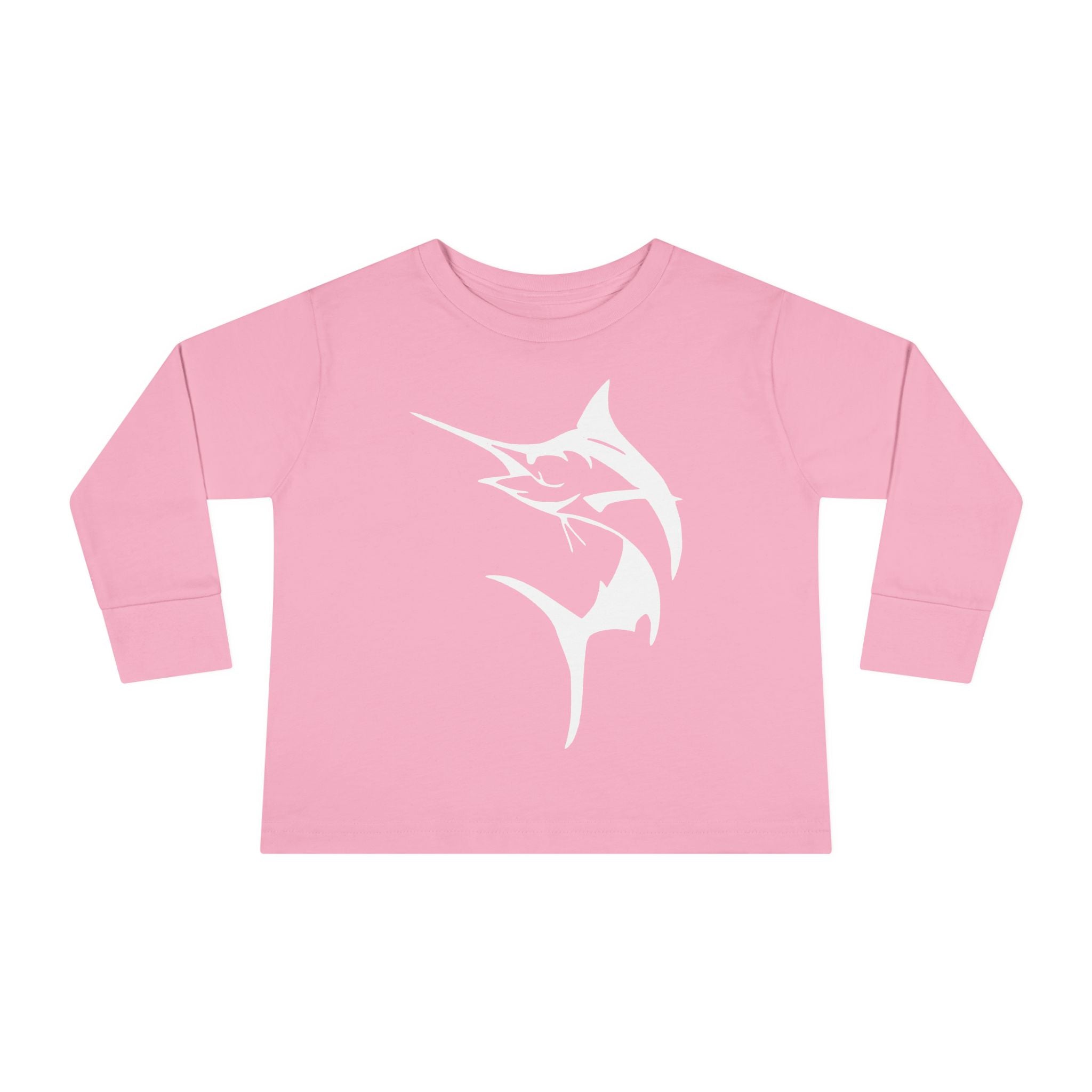 Get Tight Gear Marlin Kids' Fishing Long Sleeve Tee - 'Get Tight Gear' Aqua Enthusiast Top, Toddler Fish Shirt, Outdoor Playwear, Birthday Gift, Ocean [...] - Get Tight Gear