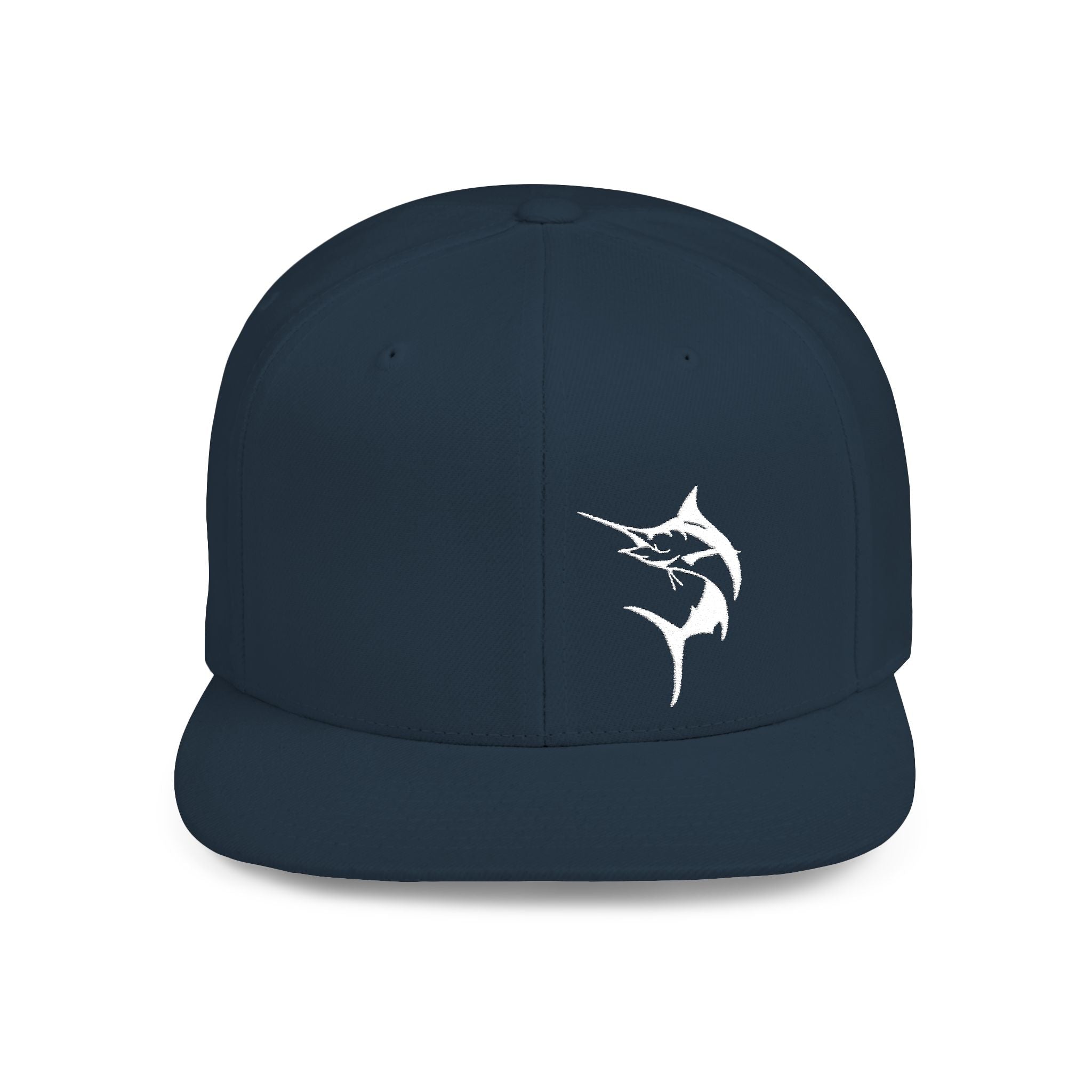 Get Tight Gear Marlin Logo Flat Bill Snapback Cap - Get Tight Gear