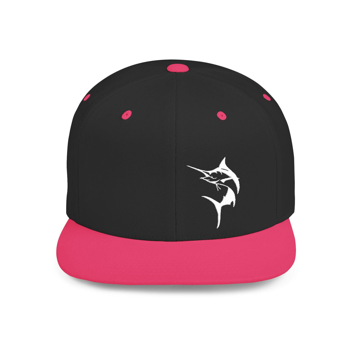 Get Tight Gear Marlin Logo Flat Bill Snapback Cap - Get Tight Gear