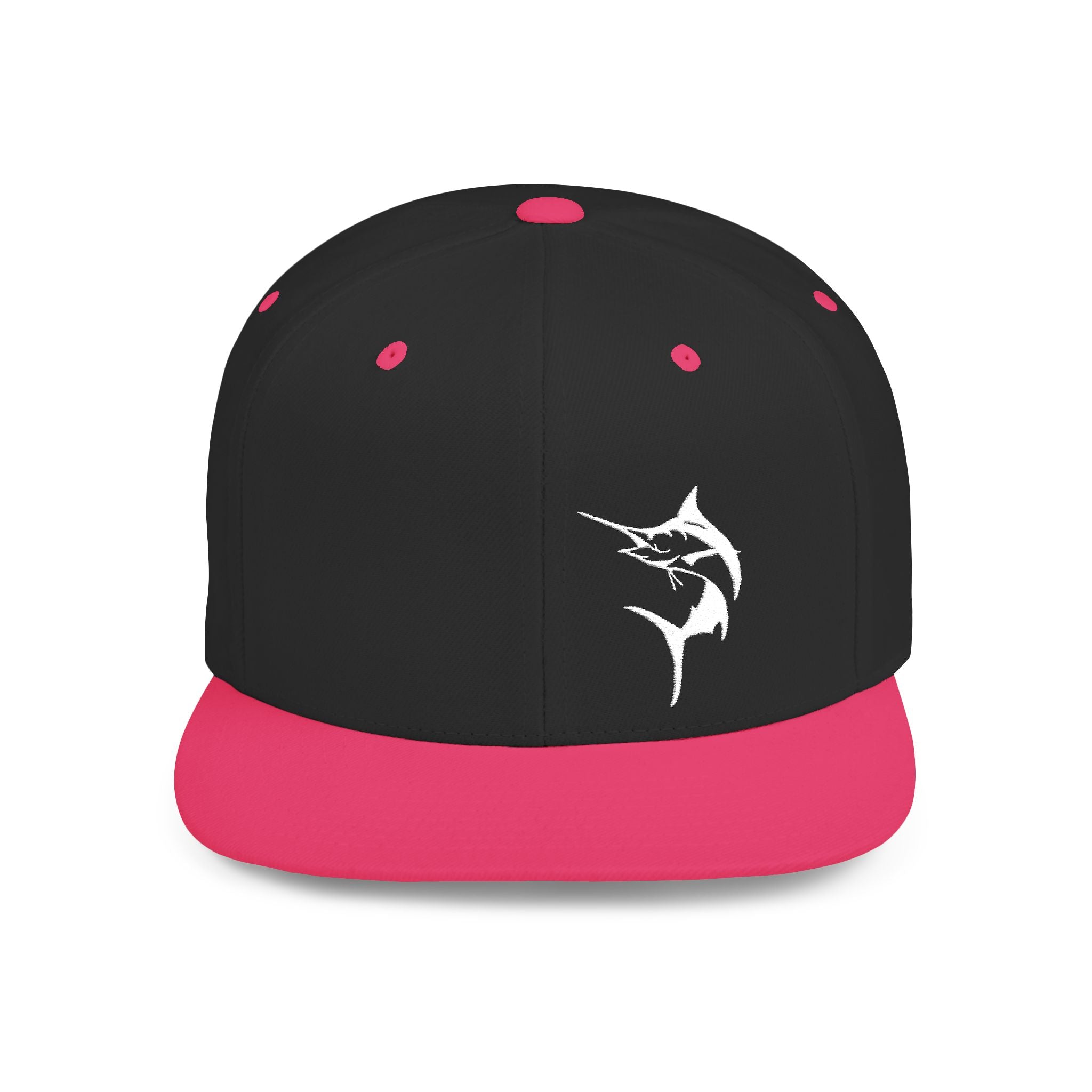 Get Tight Gear Marlin Logo Flat Bill Snapback Cap - Get Tight Gear