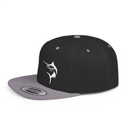 Get Tight Gear Marlin Logo Flat Bill Snapback Cap - Get Tight Gear