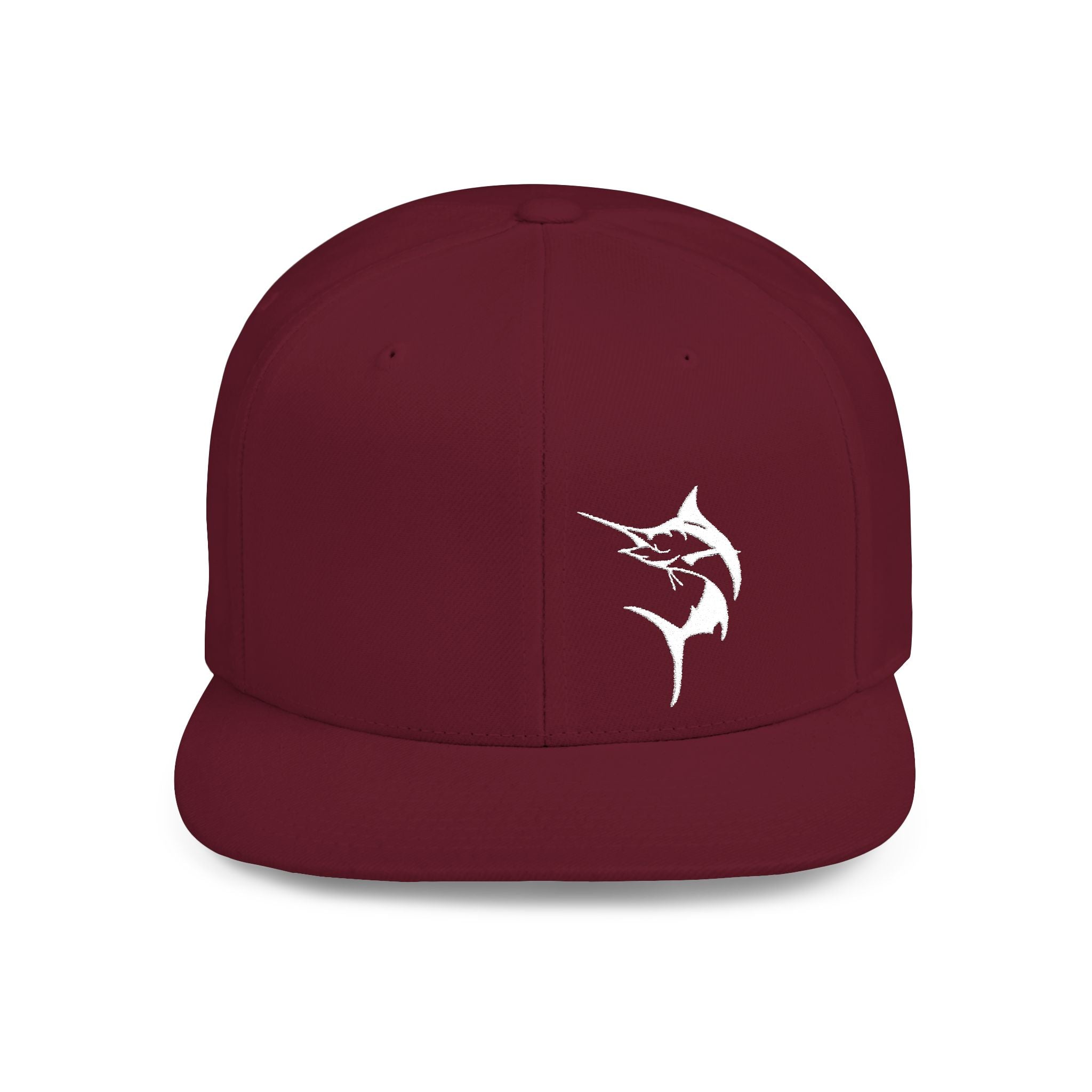 Get Tight Gear Marlin Logo Flat Bill Snapback Cap - Get Tight Gear