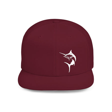 Get Tight Gear Marlin Logo Flat Bill Snapback Cap - Get Tight Gear