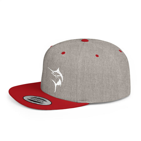 Get Tight Gear Marlin Logo Flat Bill Snapback Cap - Get Tight Gear