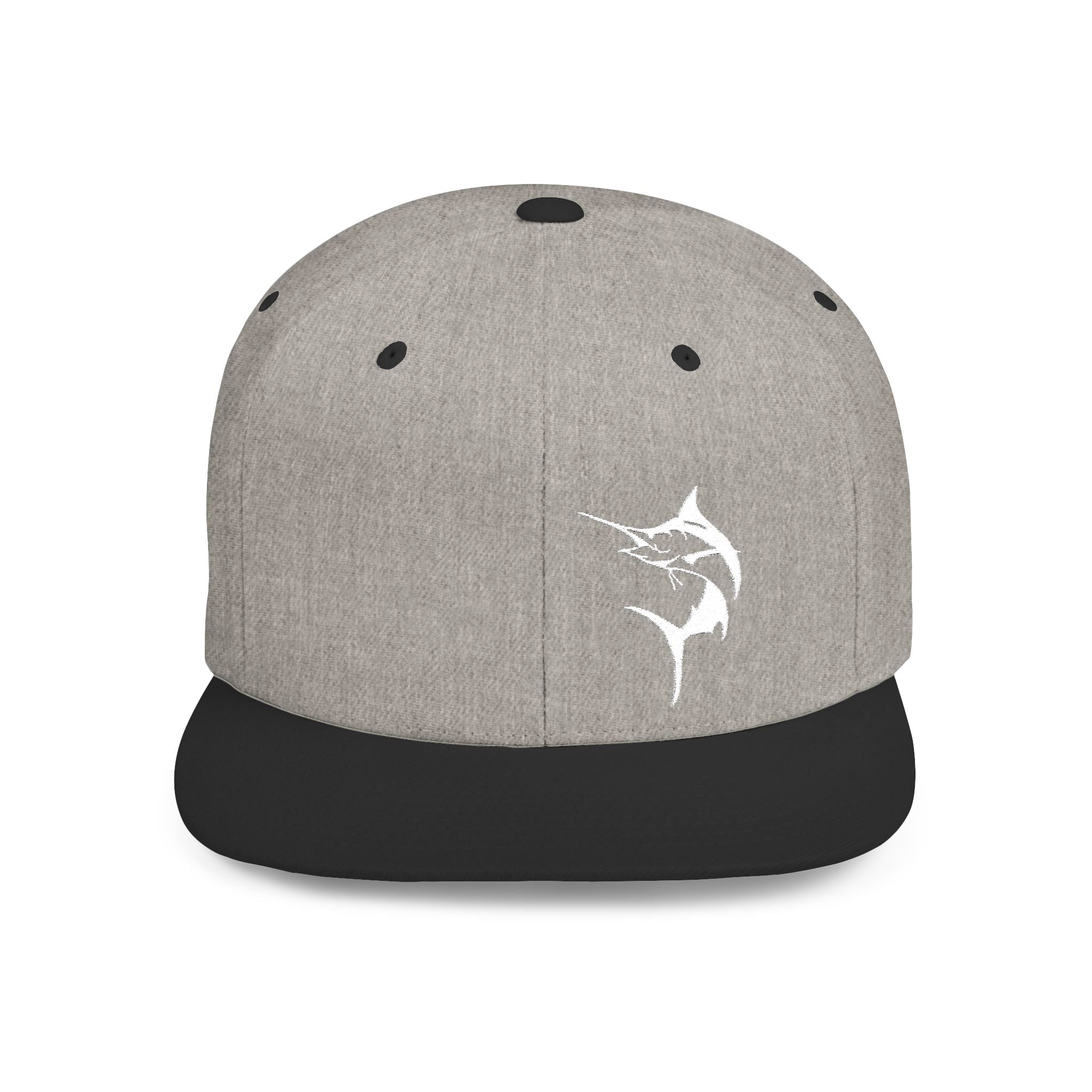 Get Tight Gear Marlin Logo Flat Bill Snapback Cap - Get Tight Gear