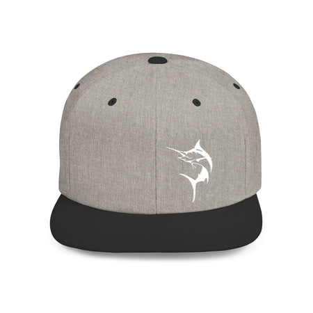 Get Tight Gear Marlin Logo Flat Bill Snapback Cap - Get Tight Gear
