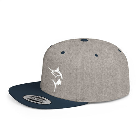 Get Tight Gear Marlin Logo Flat Bill Snapback Cap - Get Tight Gear