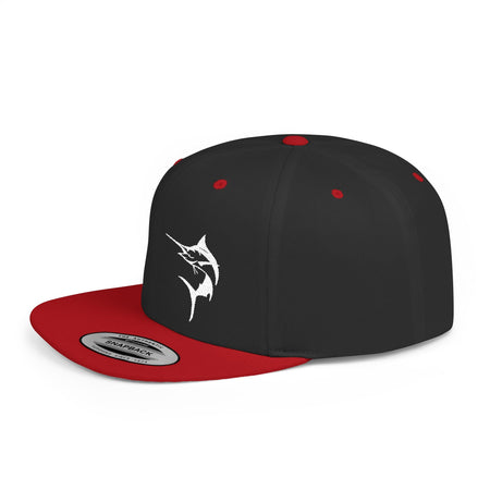Get Tight Gear Marlin Logo Flat Bill Snapback Cap - Get Tight Gear