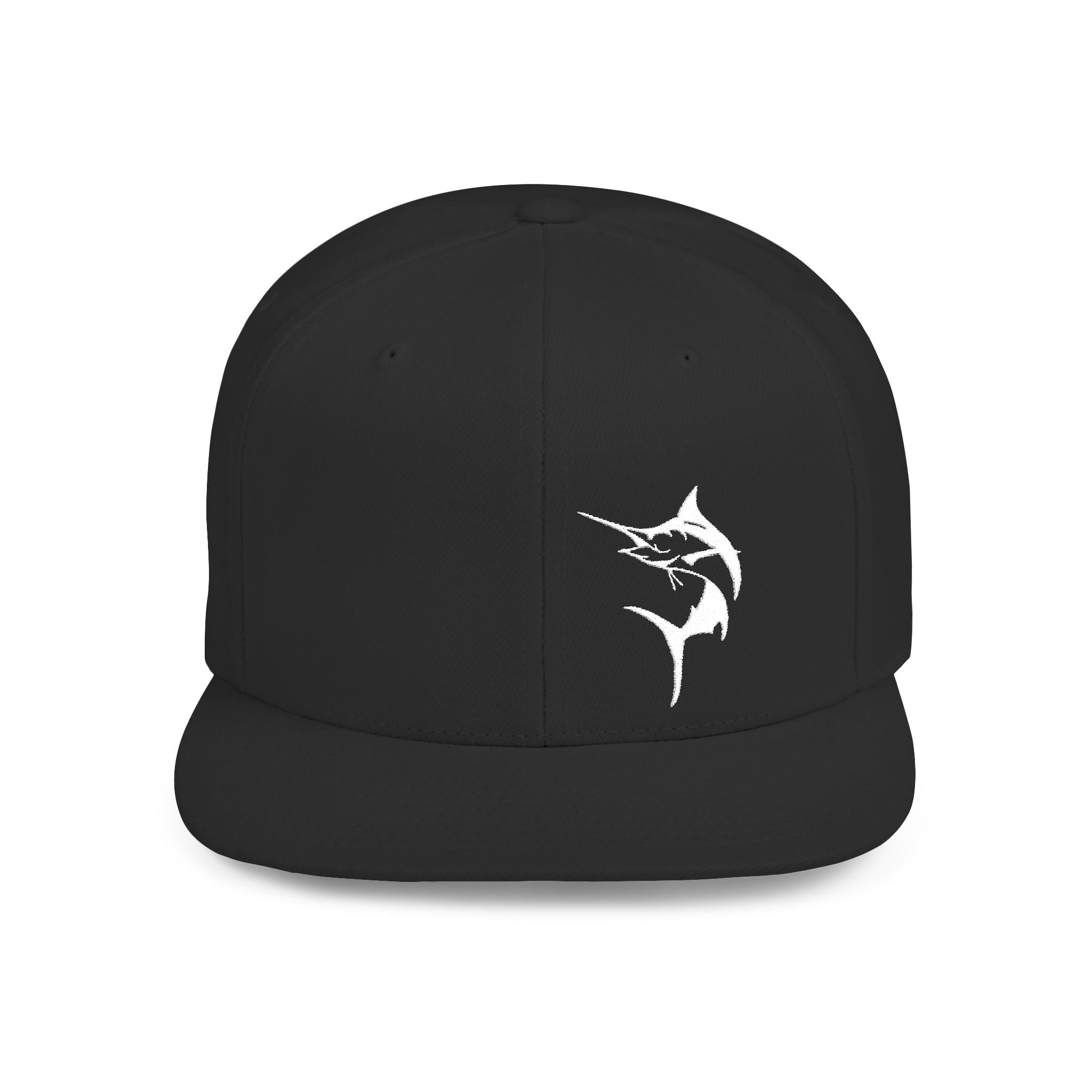 Get Tight Gear Marlin Logo Flat Bill Snapback Cap - Get Tight Gear