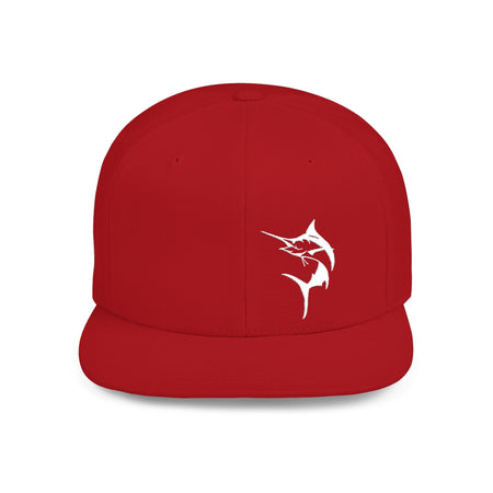 Get Tight Gear Marlin Logo Flat Bill Snapback Cap - Get Tight Gear