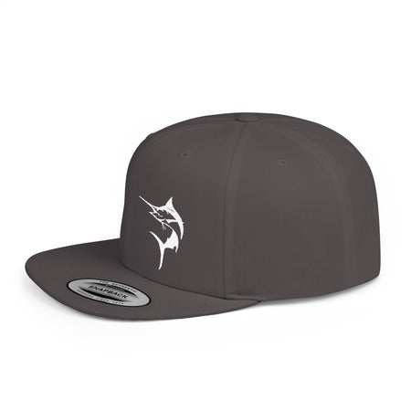 Get Tight Gear Marlin Logo Flat Bill Snapback Cap - Get Tight Gear