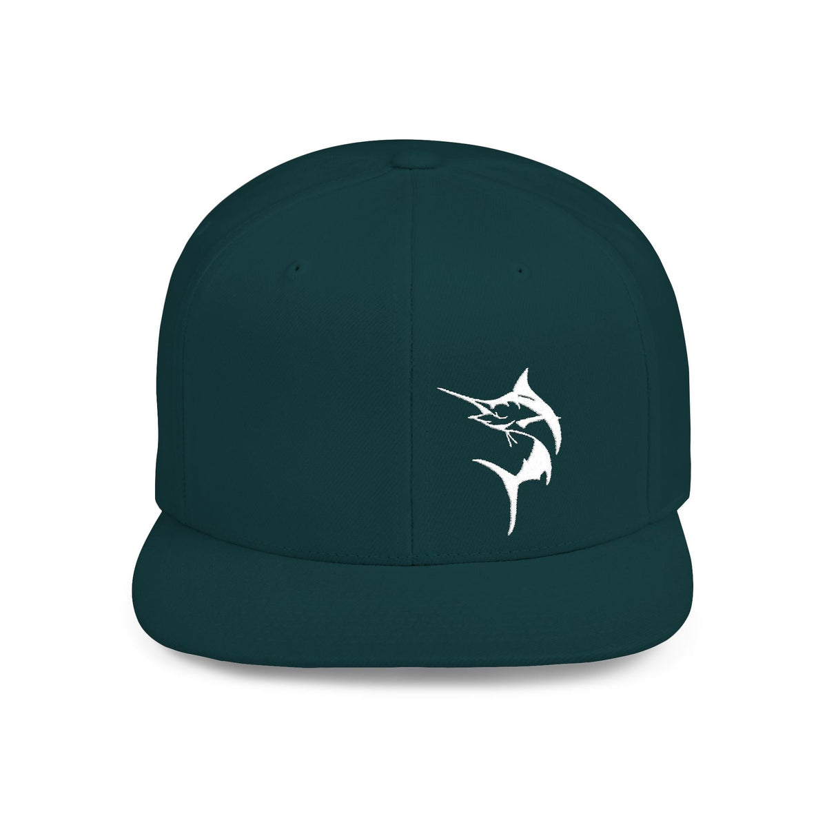 Get Tight Gear Marlin Logo Flat Bill Snapback Cap - Get Tight Gear