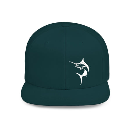 Get Tight Gear Marlin Logo Flat Bill Snapback Cap - Get Tight Gear