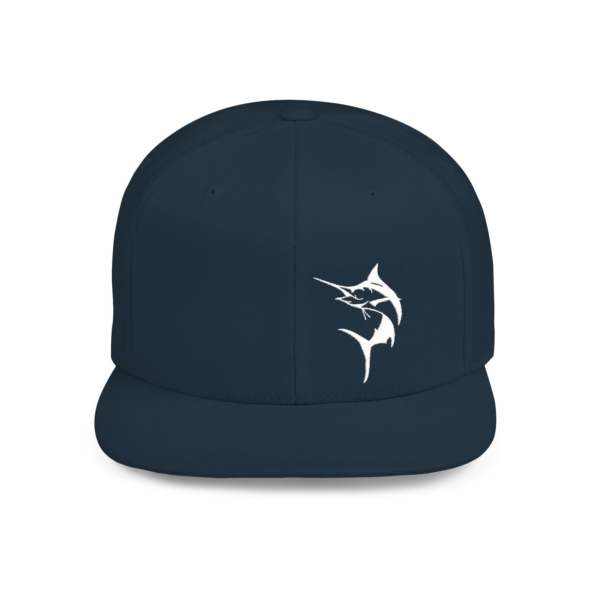 Get Tight Gear Marlin Logo Flat Bill Snapback Cap - Get Tight Gear