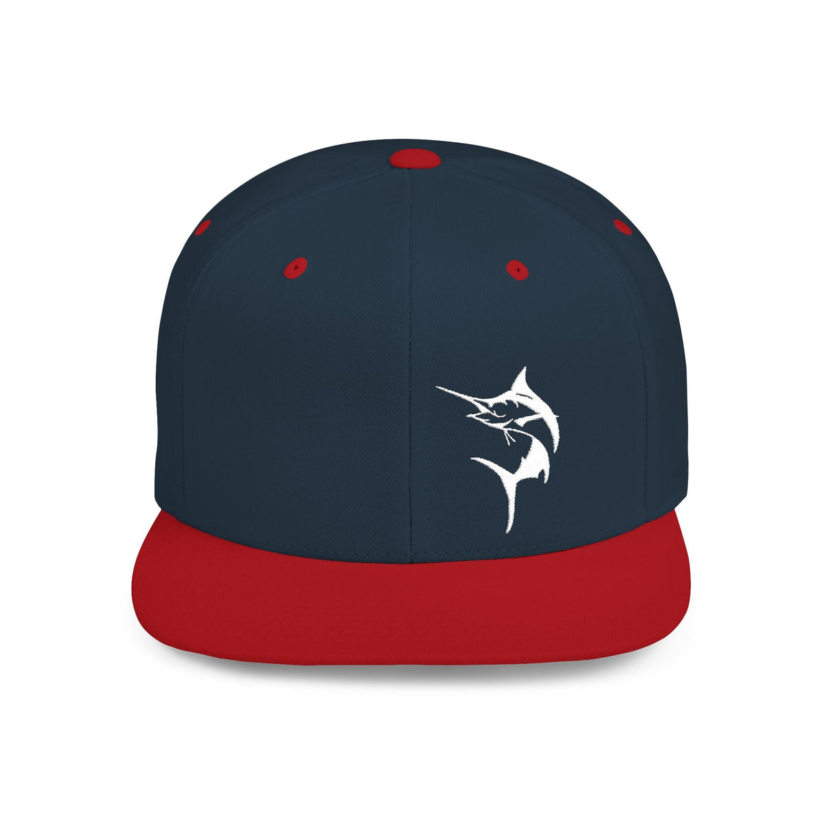 Get Tight Gear Marlin Logo Flat Bill Snapback Cap - Get Tight Gear