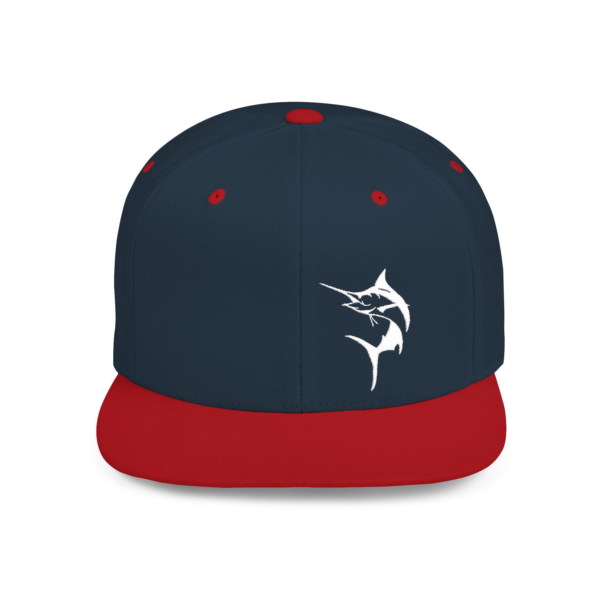 Get Tight Gear Marlin Logo Flat Bill Snapback Cap - Get Tight Gear