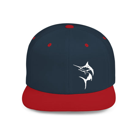 Get Tight Gear Marlin Logo Flat Bill Snapback Cap - Get Tight Gear