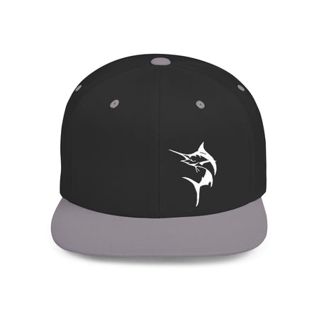 Get Tight Gear Marlin Logo Flat Bill Snapback Cap - Get Tight Gear