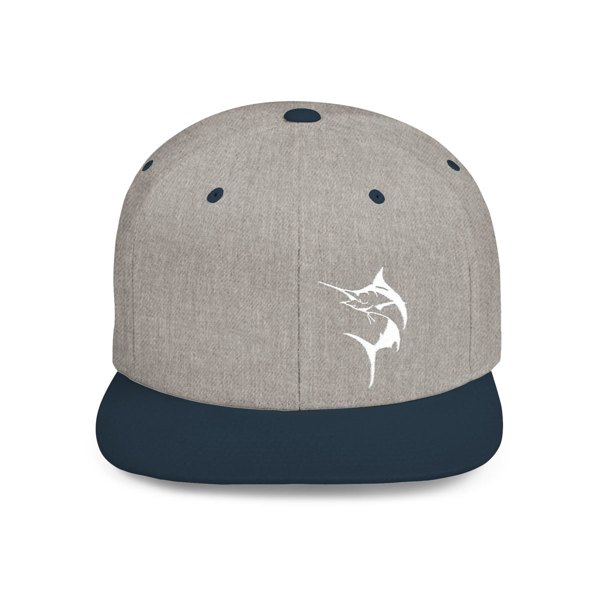 Get Tight Gear Marlin Logo Flat Bill Snapback Cap - Get Tight Gear