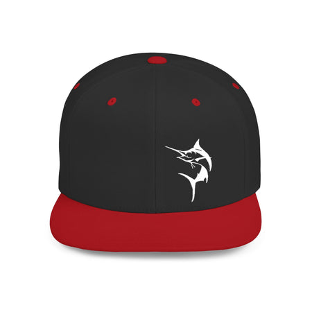Get Tight Gear Marlin Logo Flat Bill Snapback Cap - Get Tight Gear