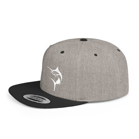Get Tight Gear Marlin Logo Flat Bill Snapback Cap - Get Tight Gear