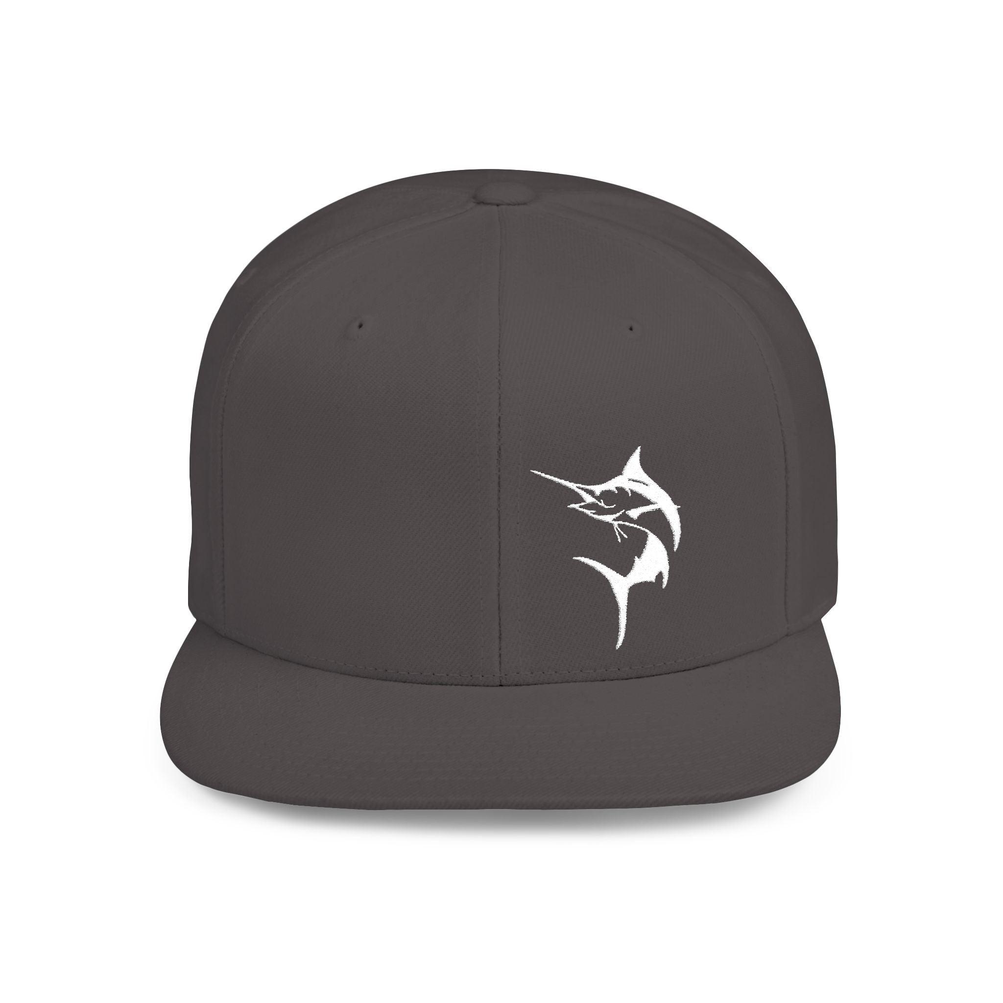 Get Tight Gear Marlin Logo Flat Bill Snapback Cap - Get Tight Gear