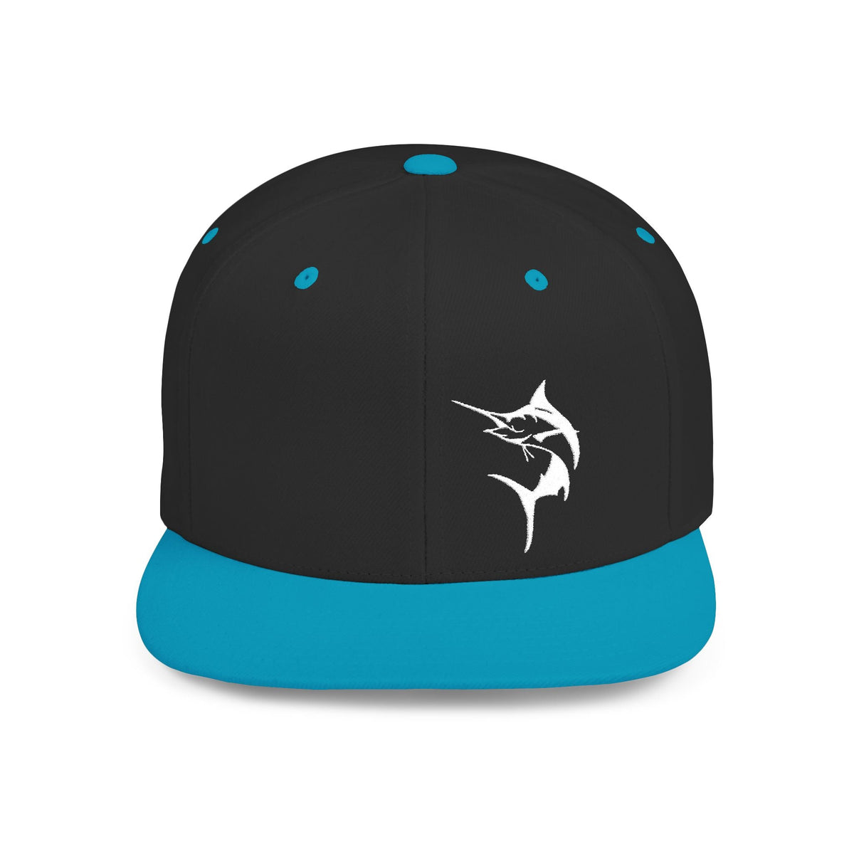Get Tight Gear Marlin Logo Flat Bill Snapback Cap - Get Tight Gear