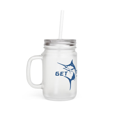 Get Tight Gear Mason Jar Drinkware with Straw | Outdoor Enthusiast Beach Party Gear - Get Tight Gear