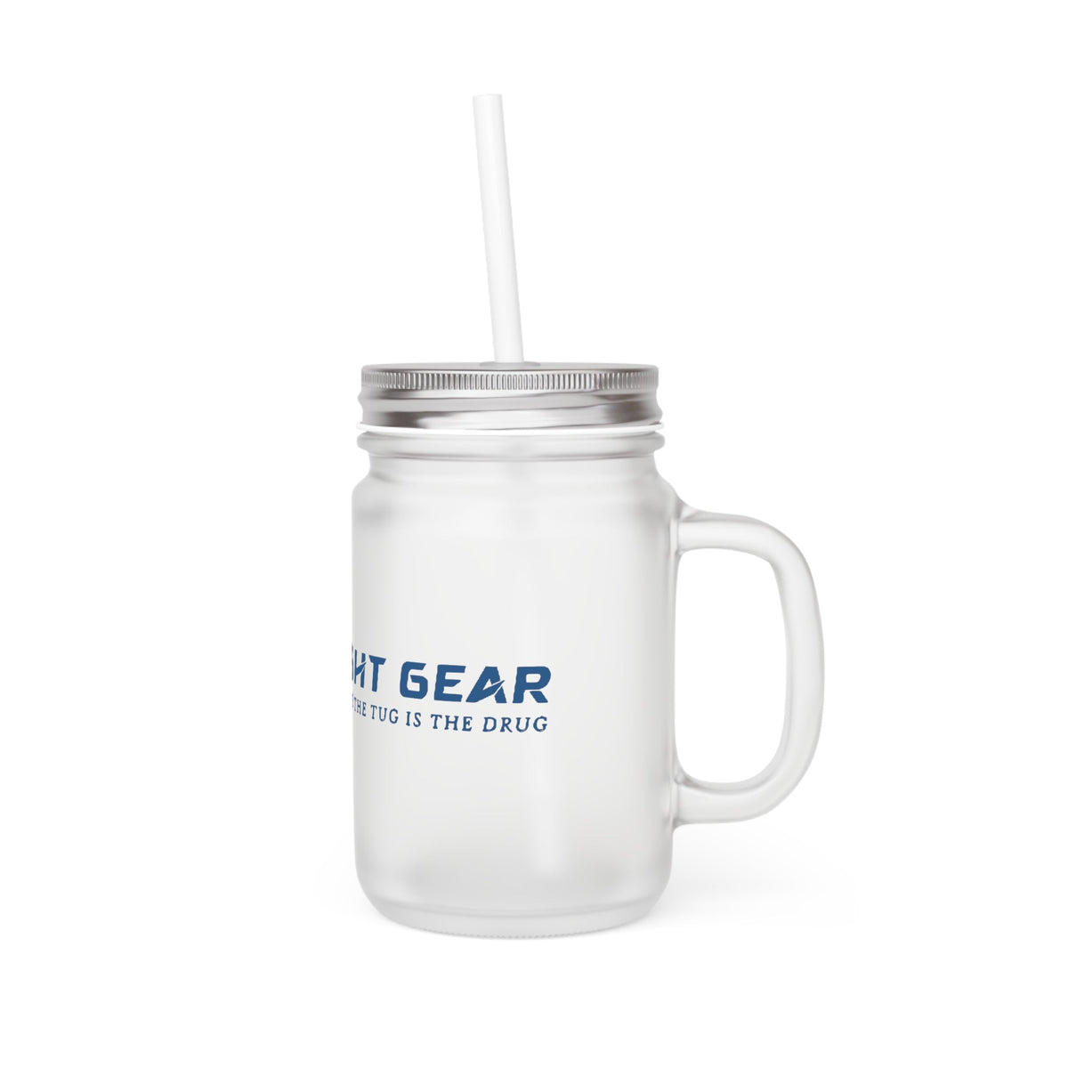 Get Tight Gear Mason Jar Drinkware with Straw | Outdoor Enthusiast Beach Party Gear - Get Tight Gear