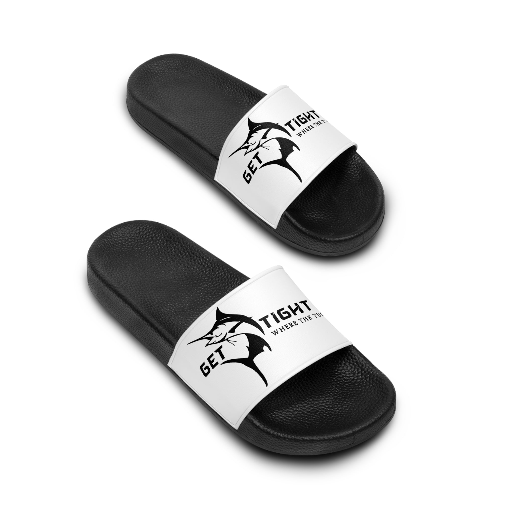 Get Tight Gear Men's Slide Sandals - Get Tight Gear, Comfortable Summer Footwear, Pool Slides, Beach Sandals, Casual Everyday Wear - Get Tight Gear