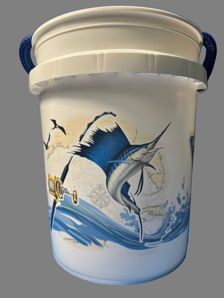 Get Tight Gear Offshore Bucket – 5 Gallon (Rope Handle) - Get Tight Gear