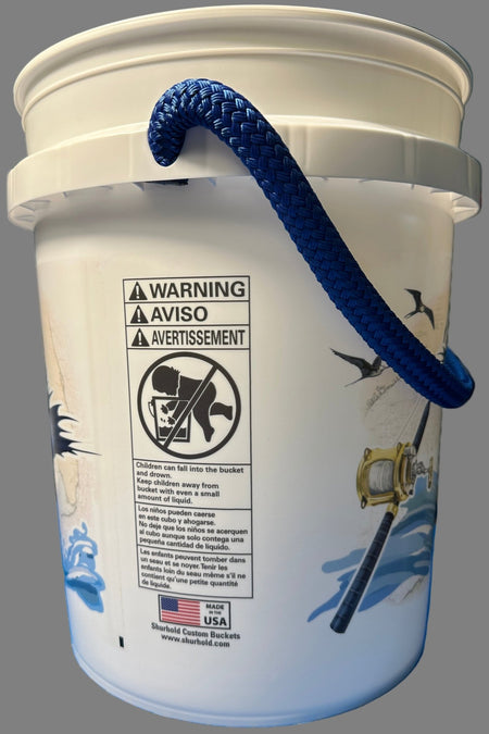 Get Tight Gear Offshore Bucket – 5 Gallon (Rope Handle) - Get Tight Gear