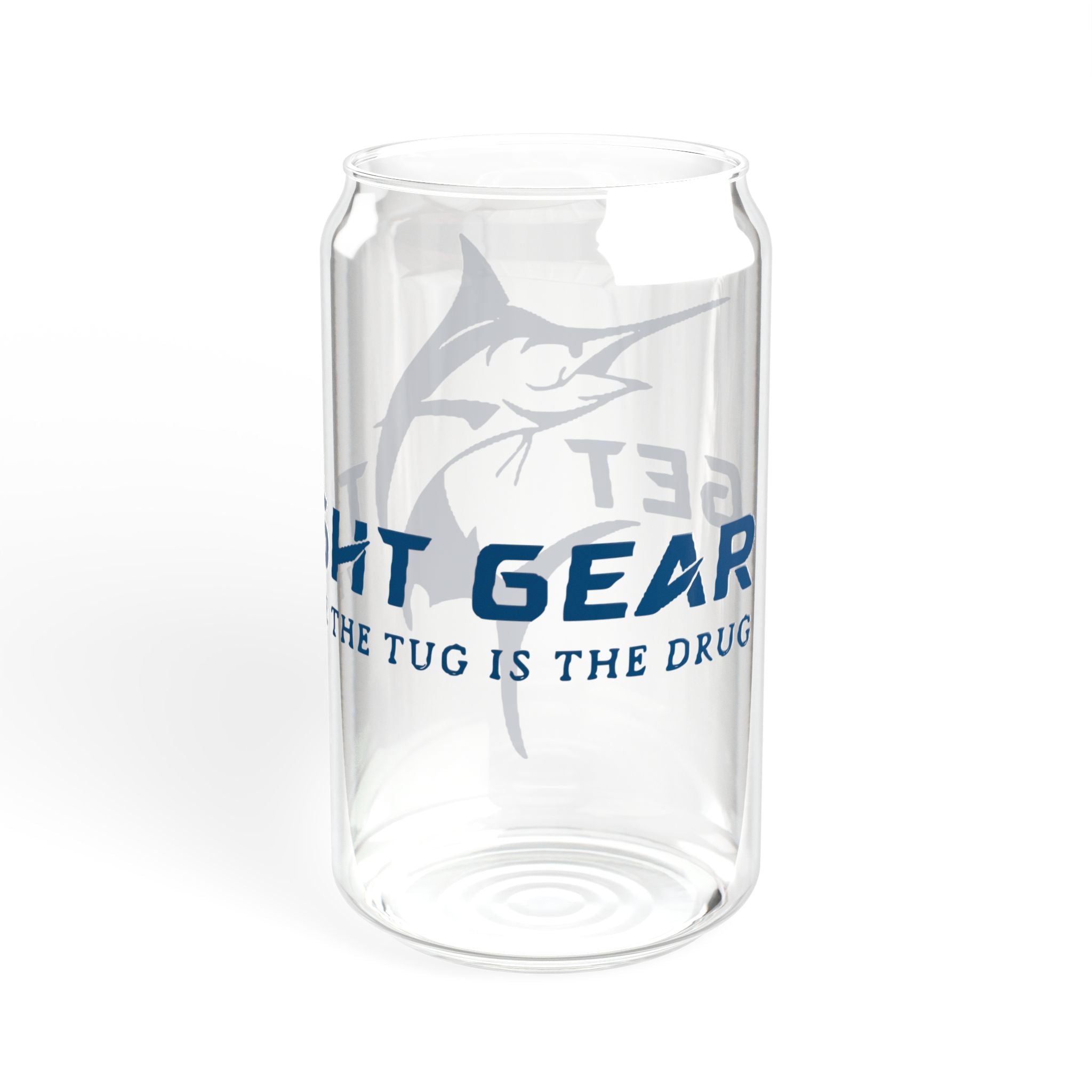 Get Tight Gear Sipper Glass, 16oz | Perfect Birthday Gift for Fishing Lovers, Stylish Drinkware for Outdoor Adventures, Summer - Get Tight Gear