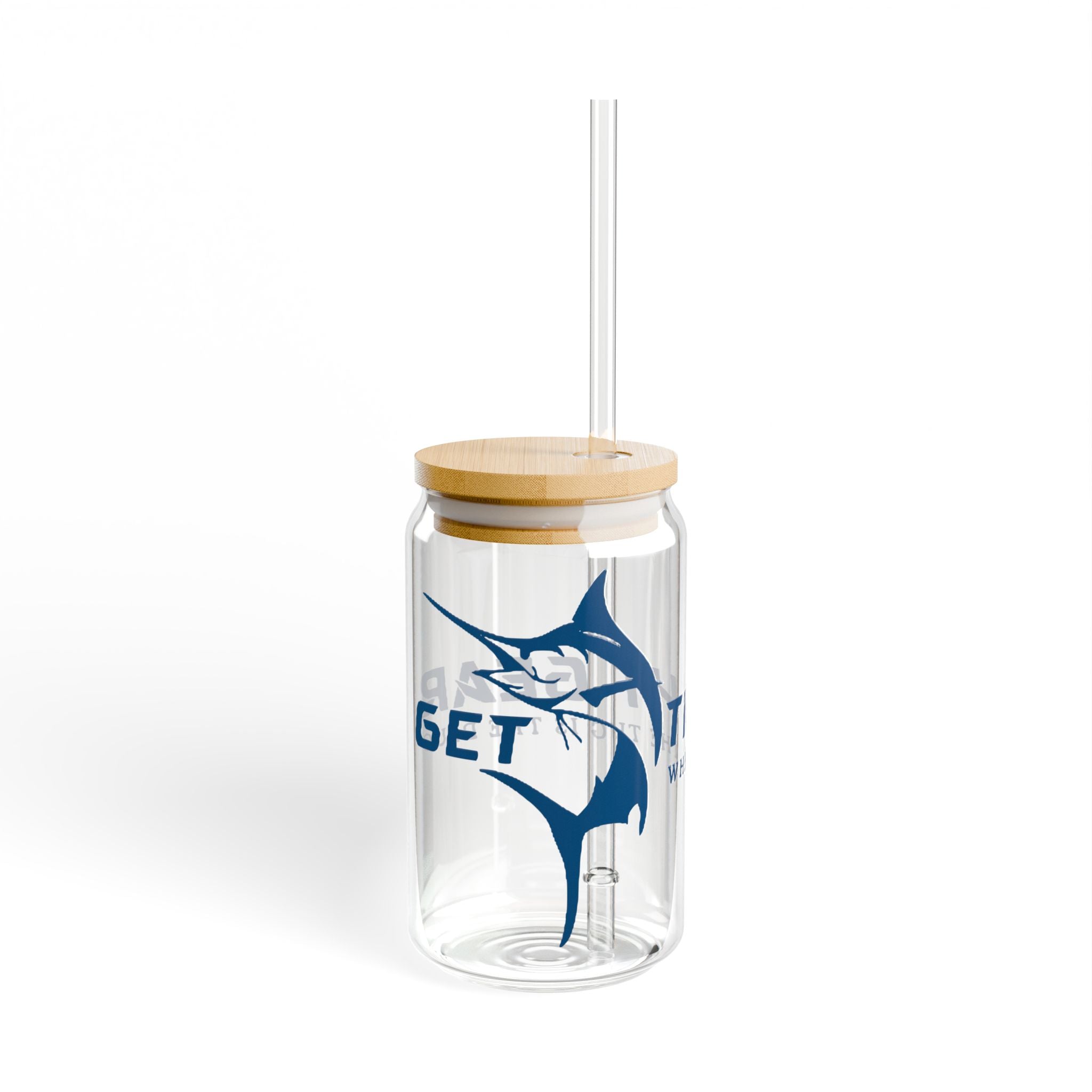 Get Tight Gear Sipper Glass, 16oz | Perfect Birthday Gift for Fishing Lovers, Stylish Drinkware for Outdoor Adventures, Summer - Get Tight Gear