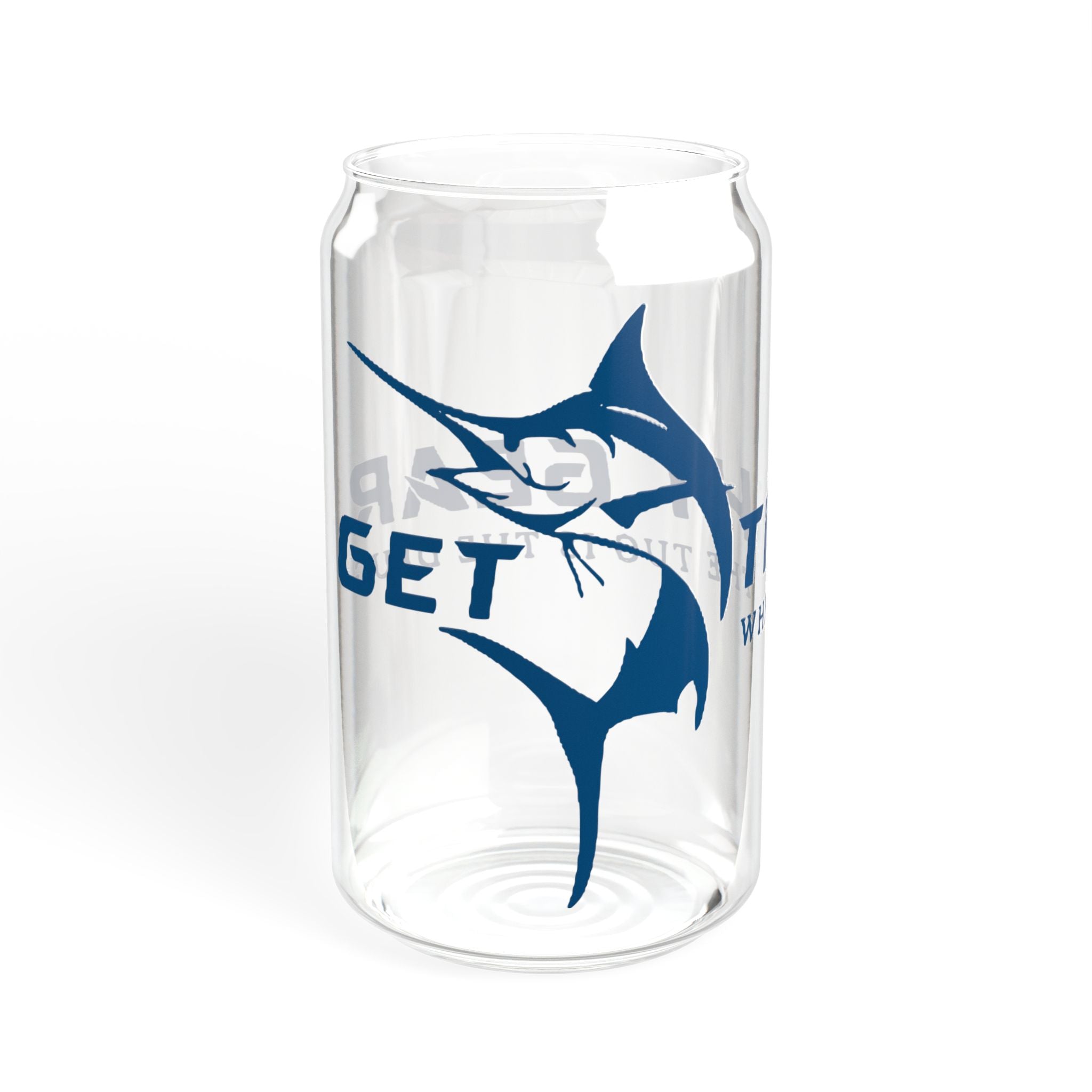 Get Tight Gear Sipper Glass, 16oz | Perfect Birthday Gift for Fishing Lovers, Stylish Drinkware for Outdoor Adventures, Summer - Get Tight Gear