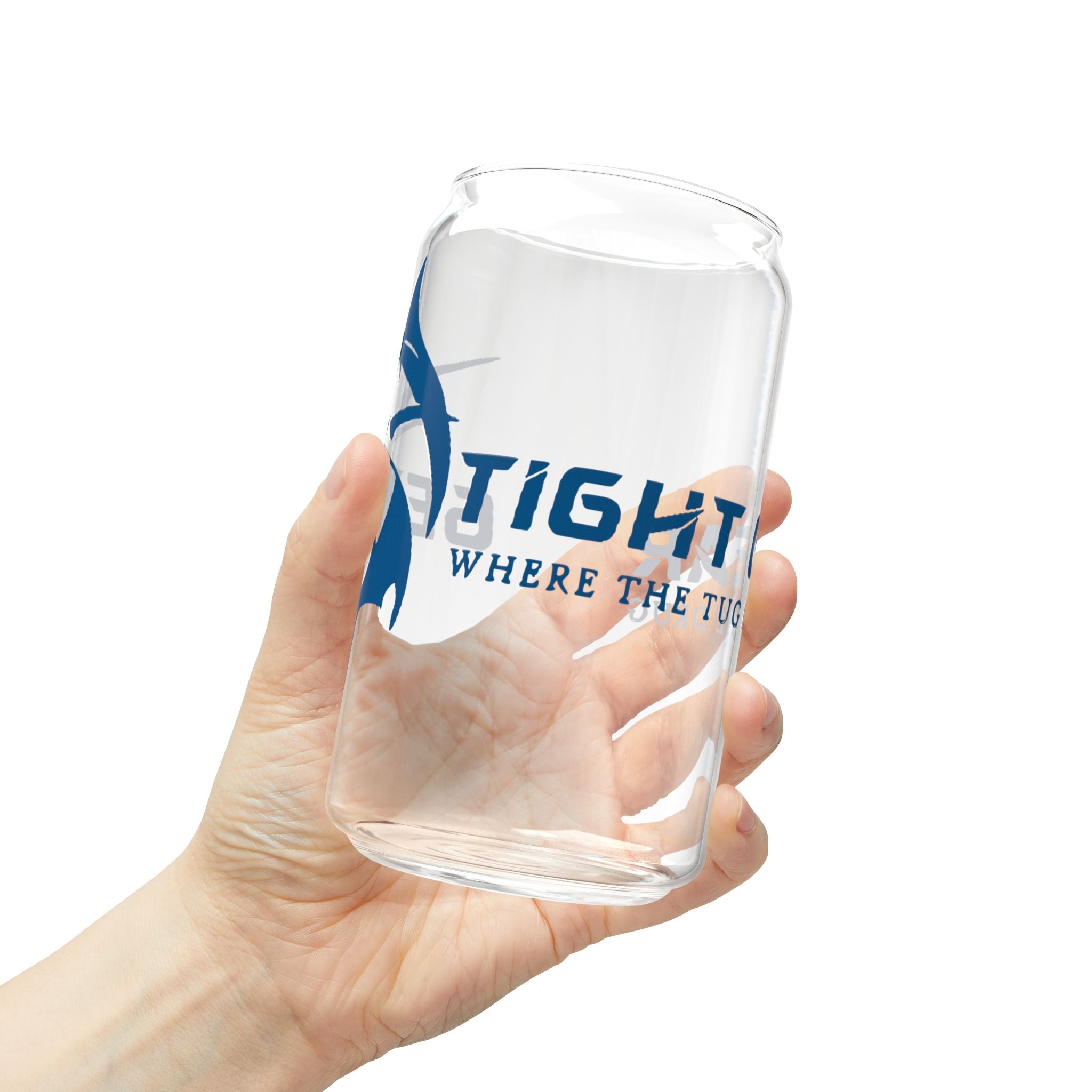 Get Tight Gear Sipper Glass, 16oz | Perfect Birthday Gift for Fishing Lovers, Stylish Drinkware for Outdoor Adventures, Summer - Get Tight Gear