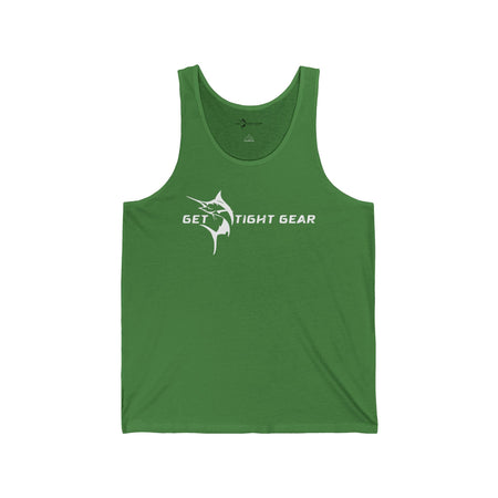 Get Tight Gear Stylish Unisex Jersey Tank with Unique Fish Design, Perfect for Summer, Beach Days, Fitness, Casual Wear, Gifts, Outdoor Activities - Get Tight Gear
