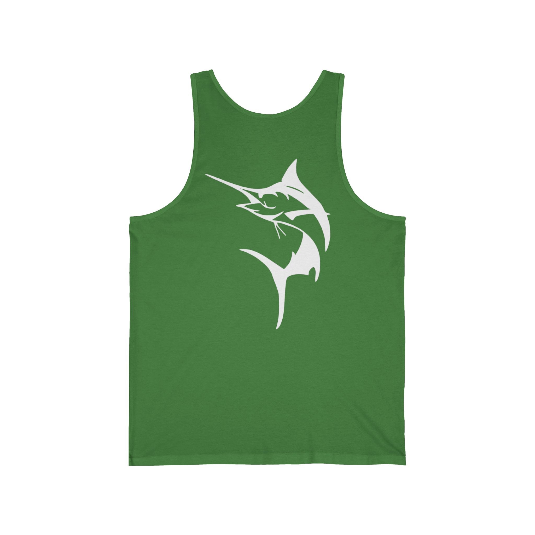 Get Tight Gear Stylish Unisex Jersey Tank with Unique Fish Design, Perfect for Summer, Beach Days, Fitness, Casual Wear, Gifts, Outdoor Activities - Get Tight Gear