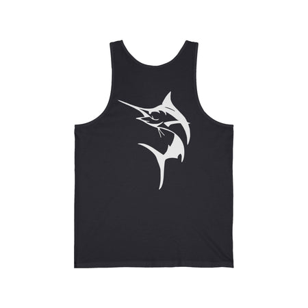 Get Tight Gear Stylish Unisex Jersey Tank with Unique Fish Design, Perfect for Summer, Beach Days, Fitness, Casual Wear, Gifts, Outdoor Activities - Get Tight Gear