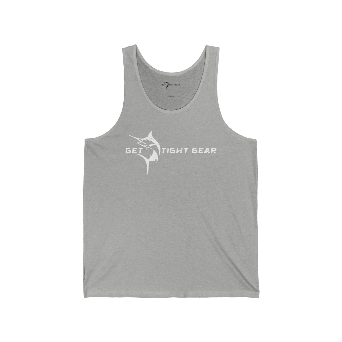 Get Tight Gear Stylish Unisex Jersey Tank with Unique Fish Design, Perfect for Summer, Beach Days, Fitness, Casual Wear, Gifts, Outdoor Activities - Get Tight Gear