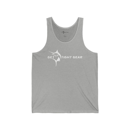 Get Tight Gear Stylish Unisex Jersey Tank with Unique Fish Design, Perfect for Summer, Beach Days, Fitness, Casual Wear, Gifts, Outdoor Activities - Get Tight Gear