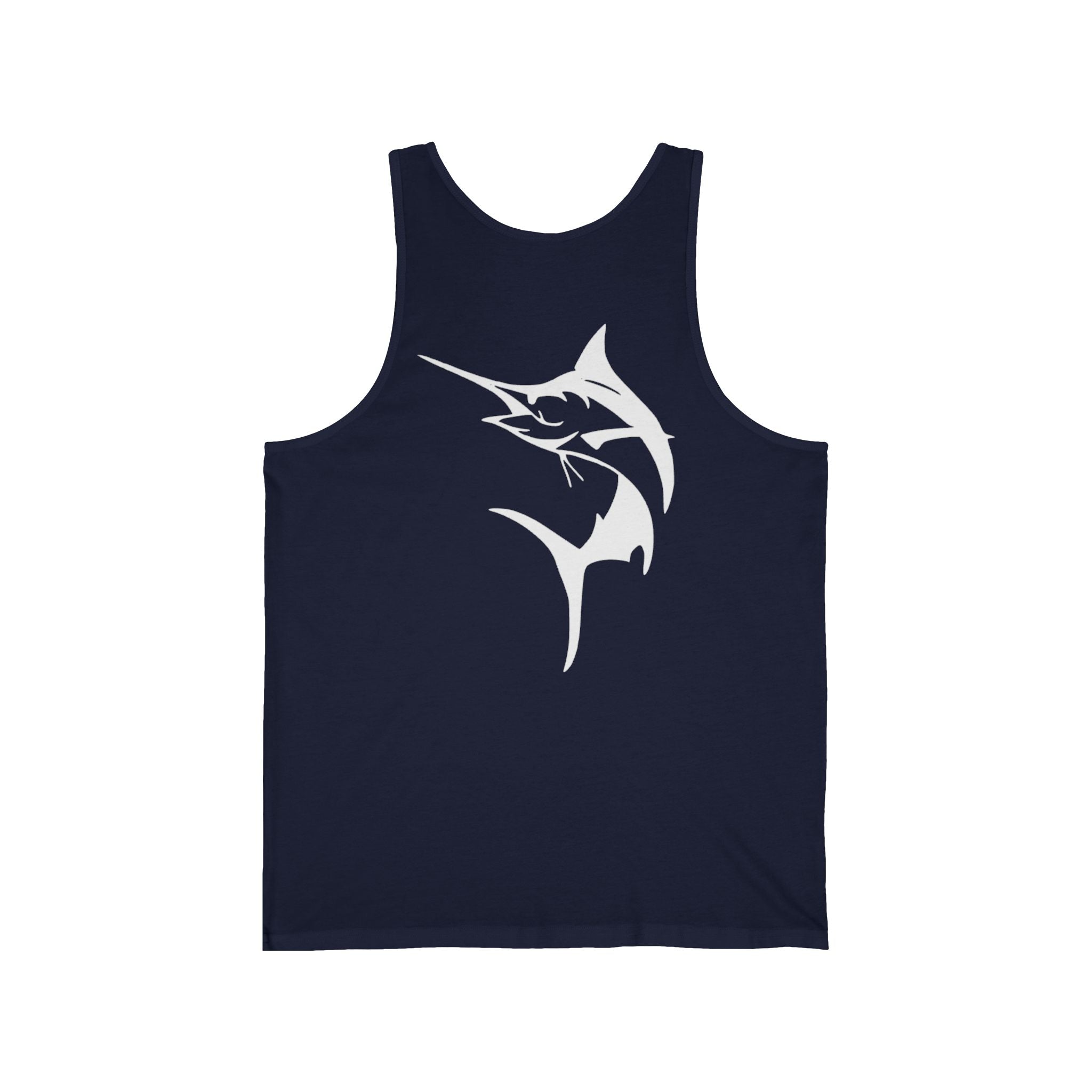 Get Tight Gear Stylish Unisex Jersey Tank with Unique Fish Design, Perfect for Summer, Beach Days, Fitness, Casual Wear, Gifts, Outdoor Activities - Get Tight Gear