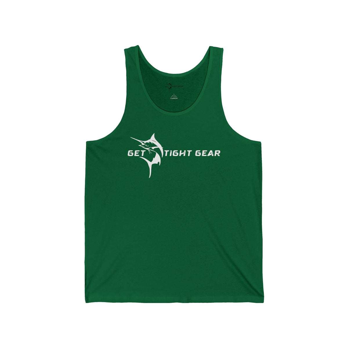 Get Tight Gear Stylish Unisex Jersey Tank with Unique Fish Design, Perfect for Summer, Beach Days, Fitness, Casual Wear, Gifts, Outdoor Activities - Get Tight Gear