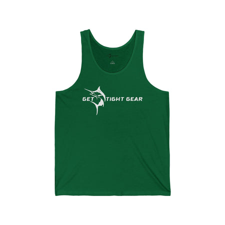 Get Tight Gear Stylish Unisex Jersey Tank with Unique Fish Design, Perfect for Summer, Beach Days, Fitness, Casual Wear, Gifts, Outdoor Activities - Get Tight Gear