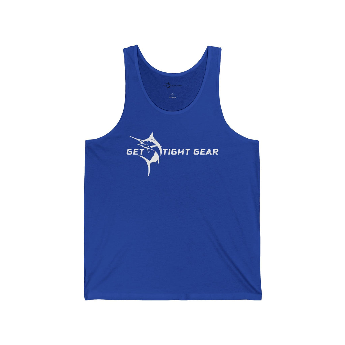 Get Tight Gear Stylish Unisex Jersey Tank with Unique Fish Design, Perfect for Summer, Beach Days, Fitness, Casual Wear, Gifts, Outdoor Activities - Get Tight Gear