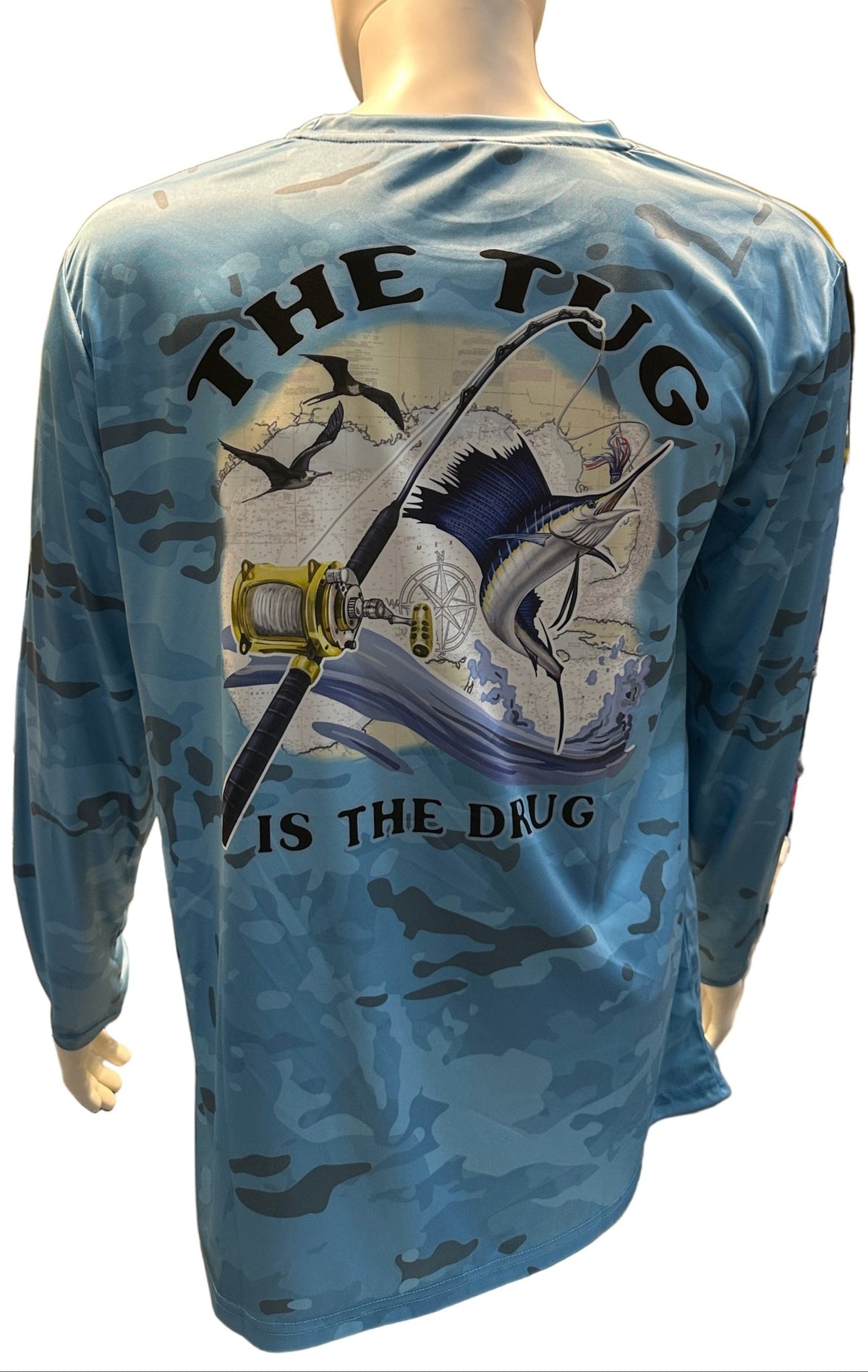 Get Tight Gear "The Tug Is The Drug" Camo Performance Shirt - Get Tight Gear